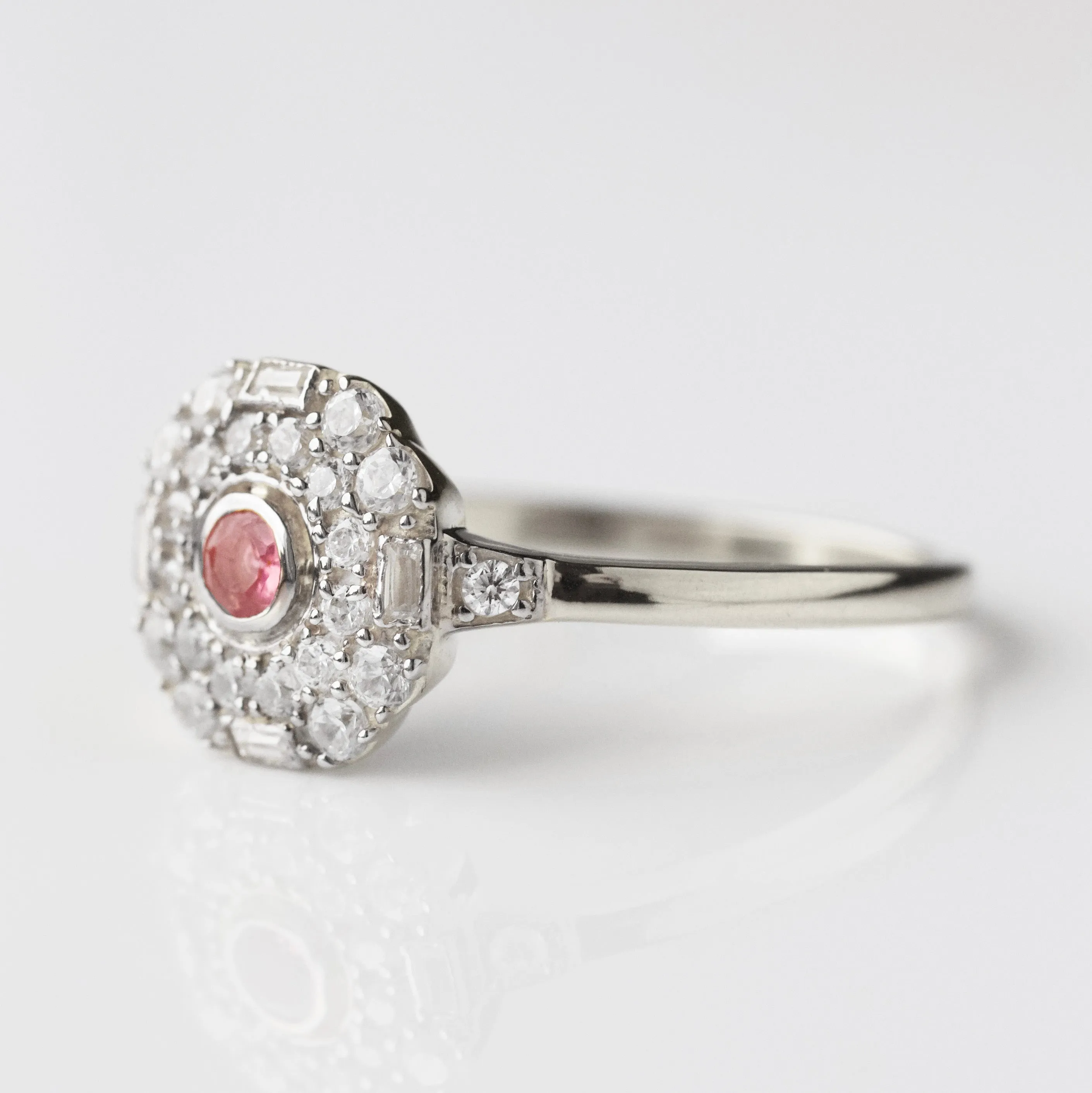 Luella Pink Tourmaline Vintage Ring