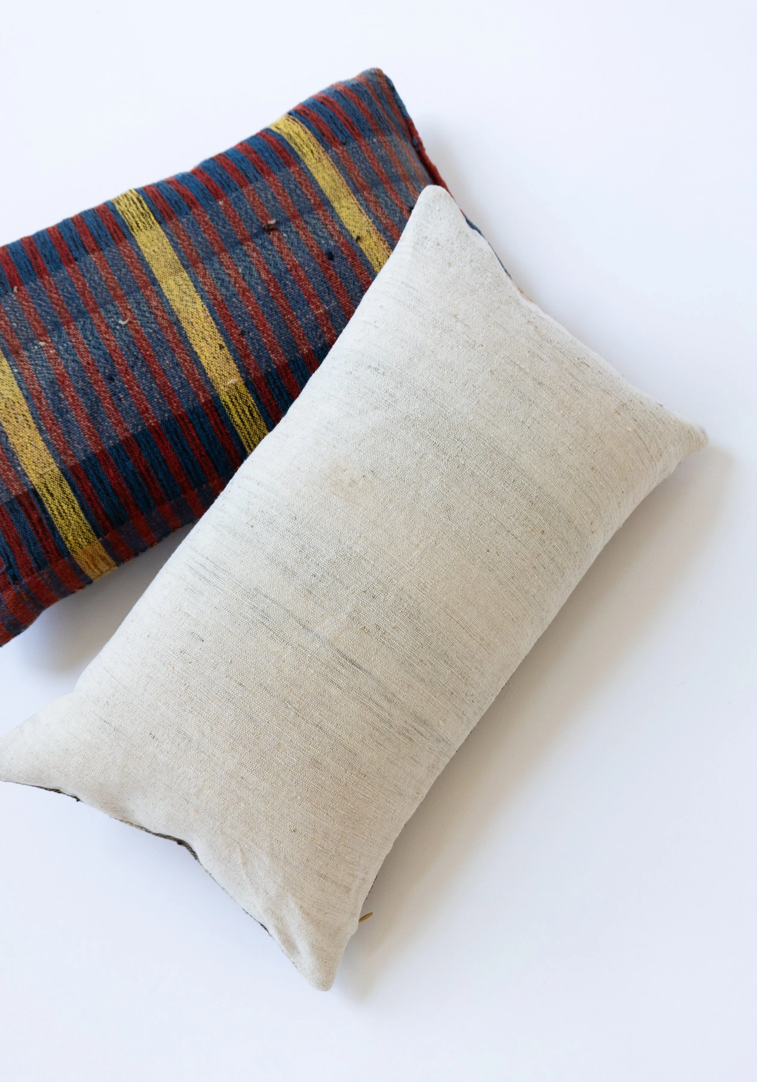 Lumbar Grain Sack Pillow No.1