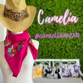 Mexican Embroidered Scarf