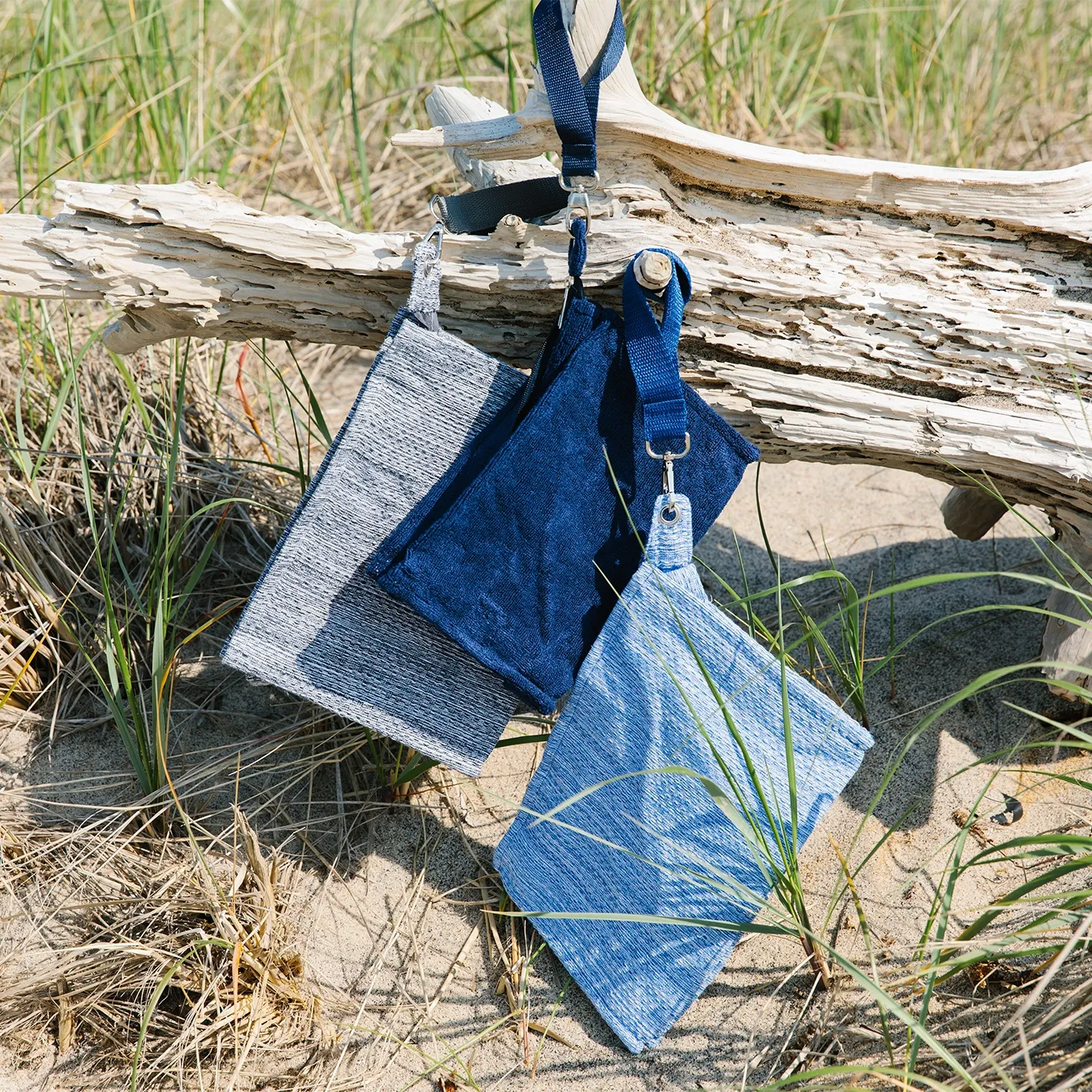 Navy Terry Pouch