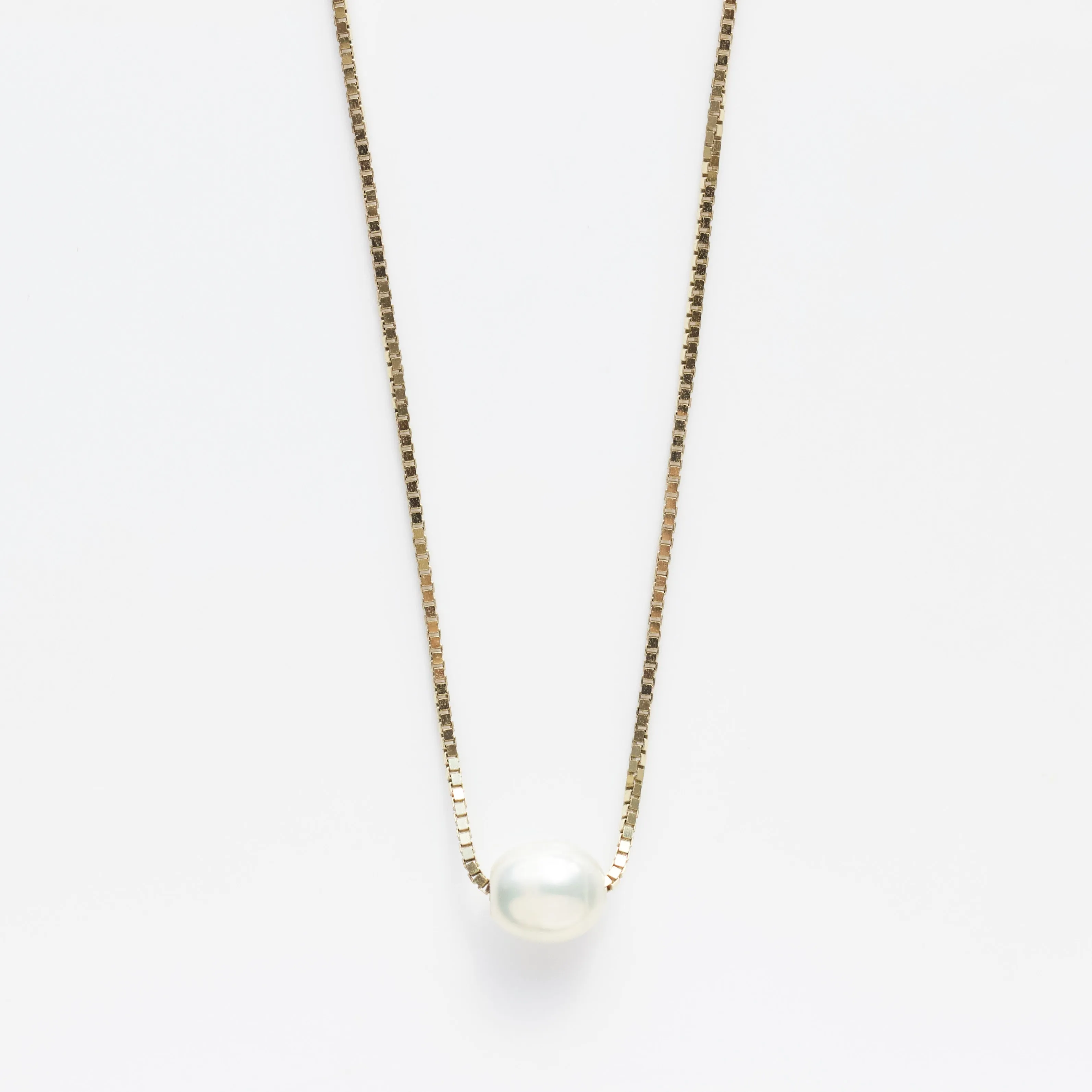 Pearl Solitaire Necklace