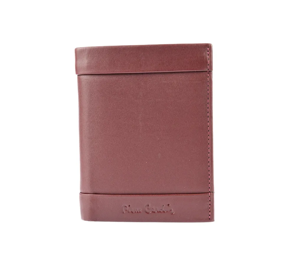 Portofel casual, barbati, ADA WALLET, 8826 bordo, piele naturala