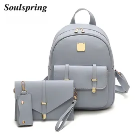 Pu Leather Backpack