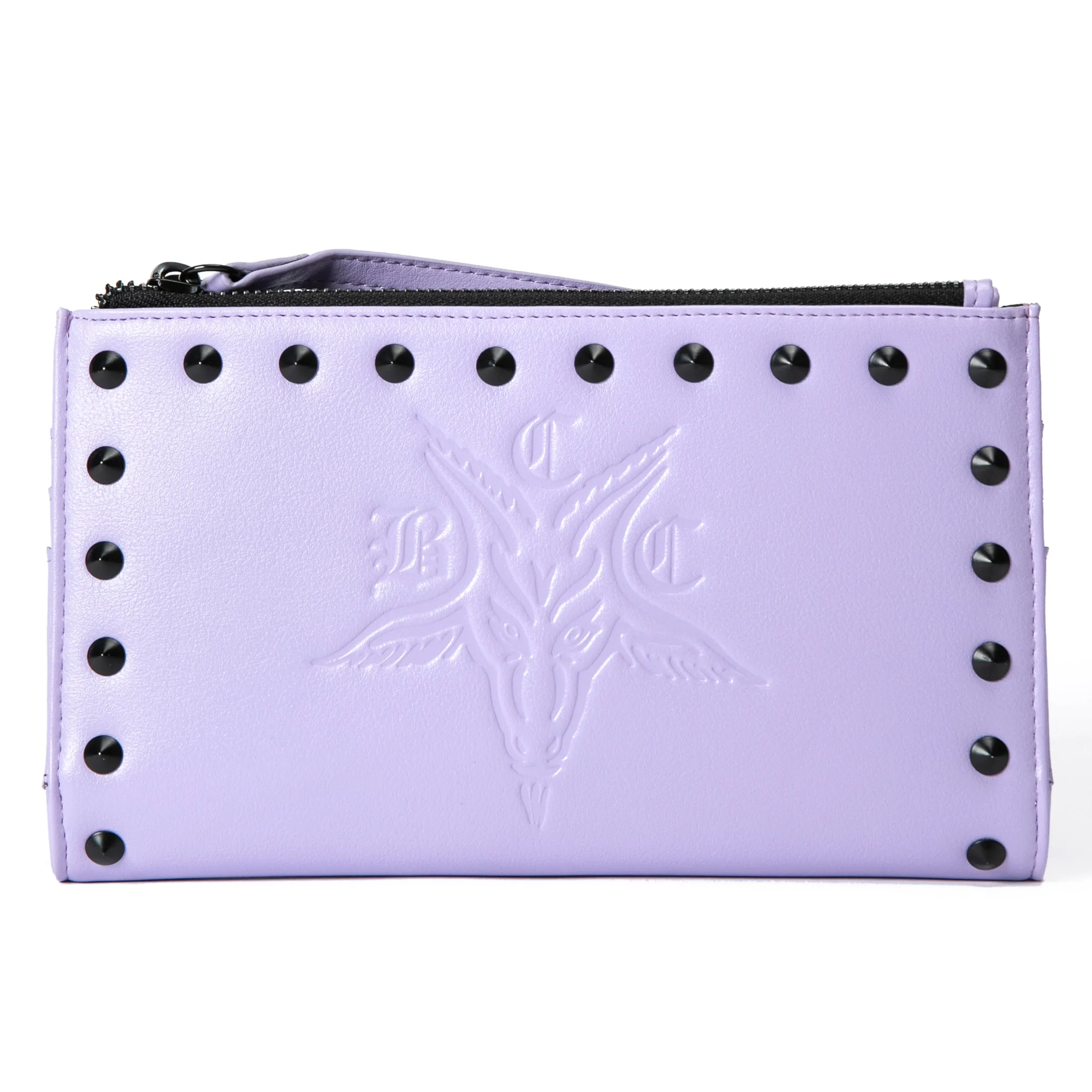 Purple BCC Goat - Wristlet Pouch