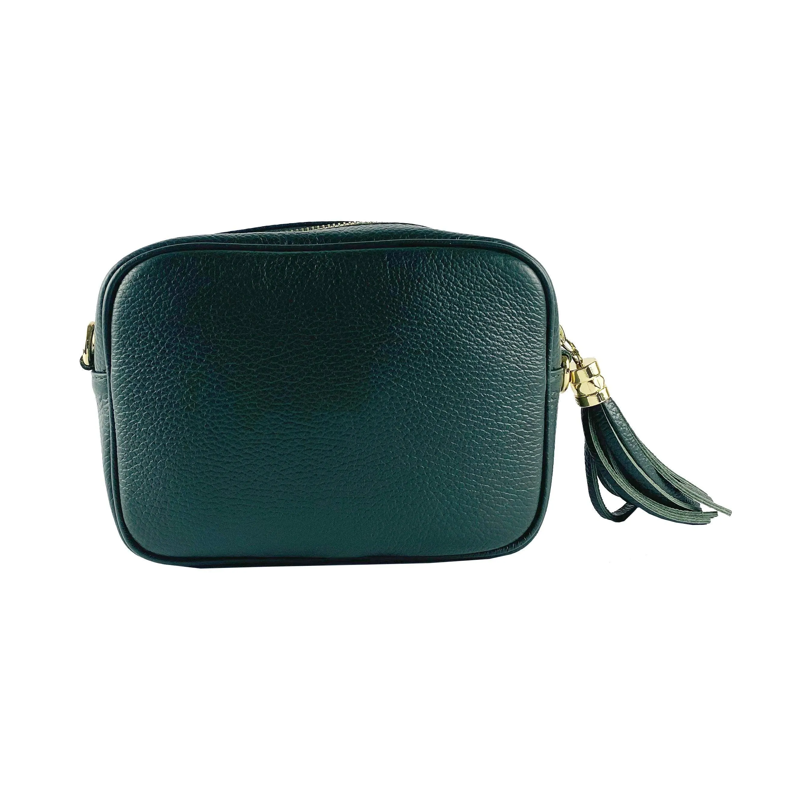 RB1007E | Women's Shoulder Bag in Genuine Leather | 20 x 15 x 7 cm