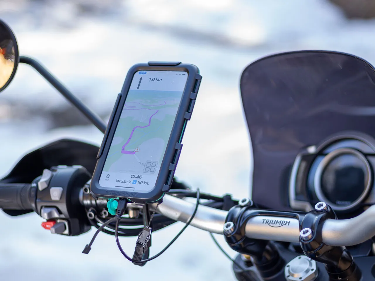 Samsung Galaxy S10 / S10  Tough Waterproof Case Motorcycle Mount