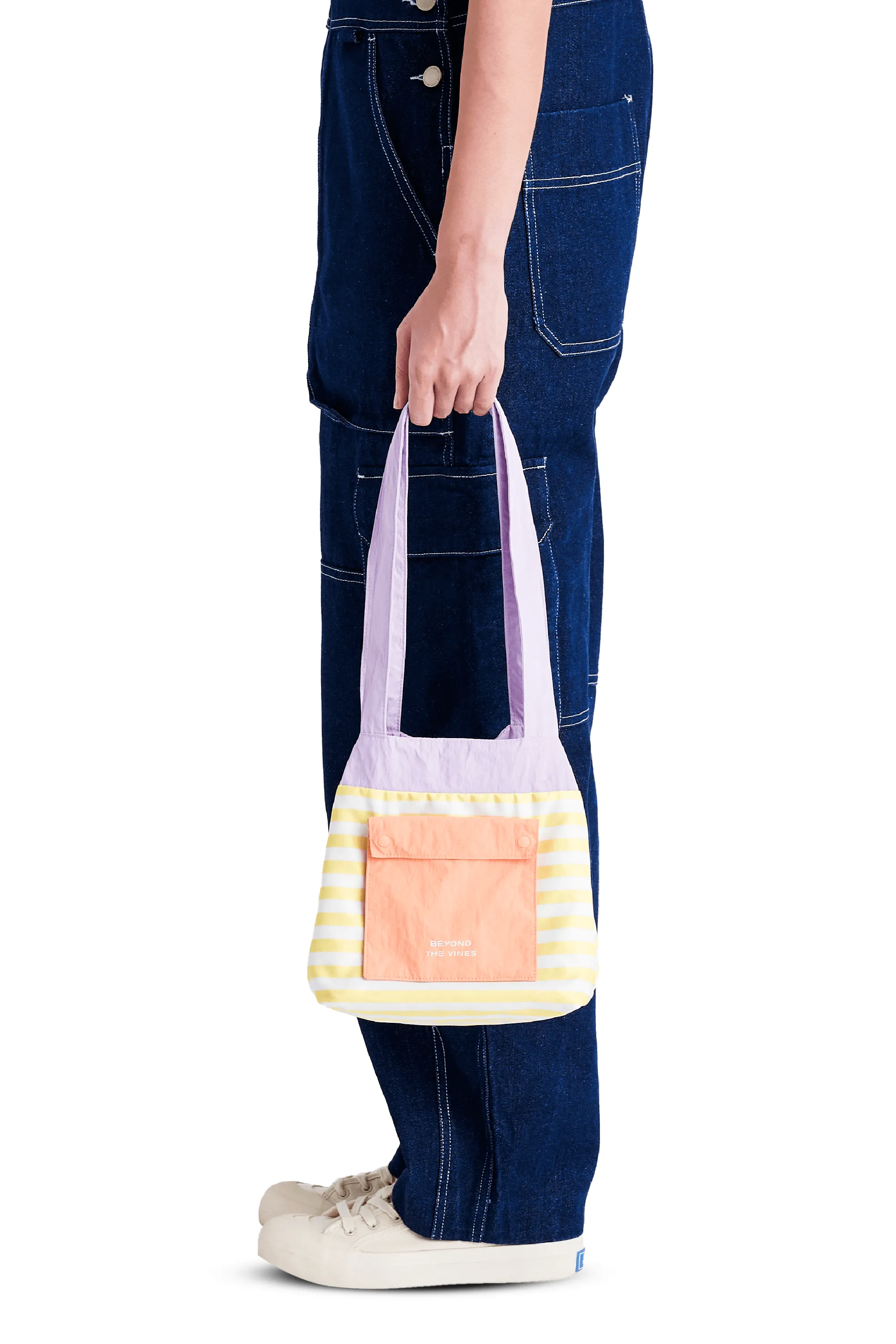 Striped Mini Reversible Bag