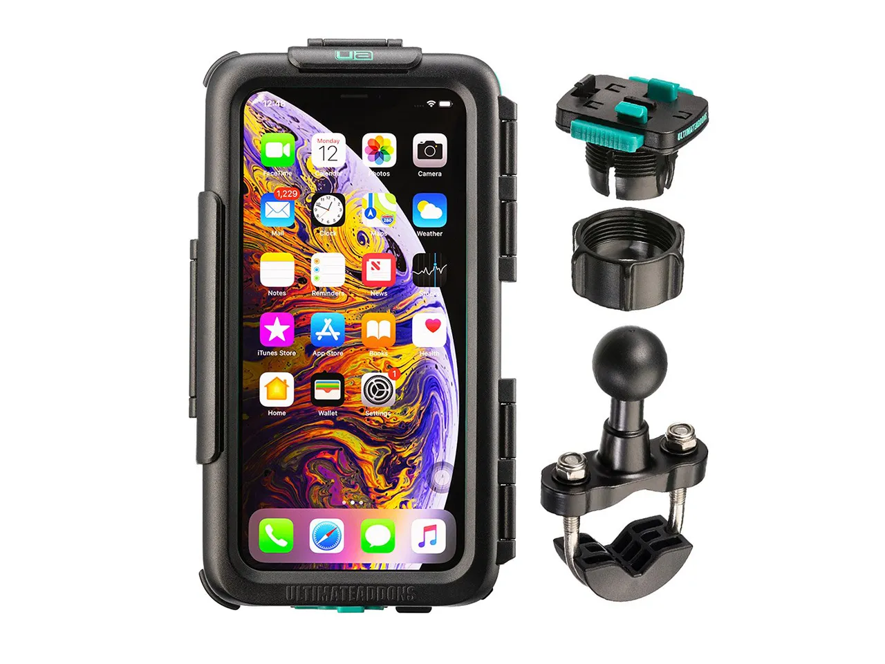 Waterproof Tough Case & Strong Secure Bike Handlebar Mounting Kit Apple iPhone 6 7 8 & SE 2020 / 2022