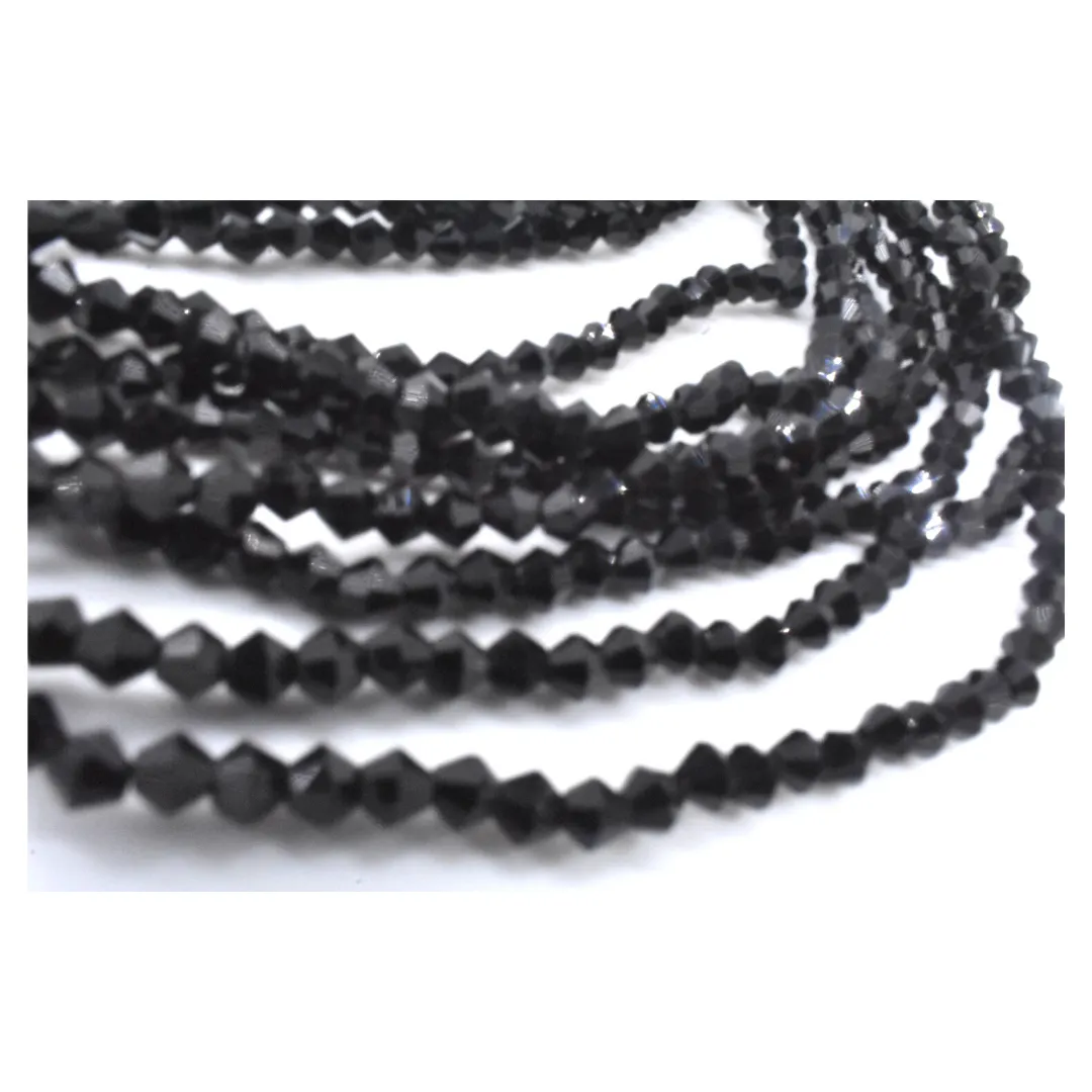 WB9 - Spicy Black African Glass Seed Waist Beads Belly Chains